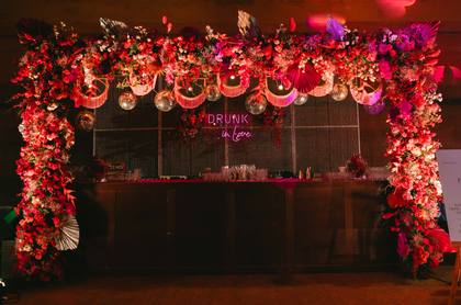 Bar and Signage — Mehendi decor — Alila Diwa Goa